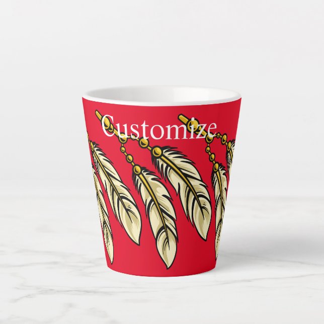 Caneca De Café Latte Apache Penas Thunder_Cove (Frente)