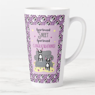 Caneca De Café Latte Apartamento Doce Boston Terrier Mug