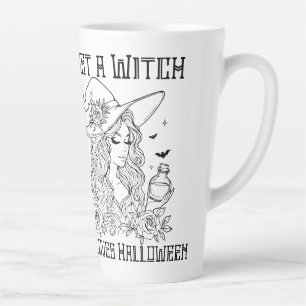 Caneca De Café Latte Apenas uma Bruxa Que Ama o Halloween