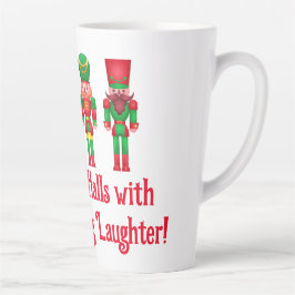 Caneca De Café Latte Apertadores de Nozes de Natal 