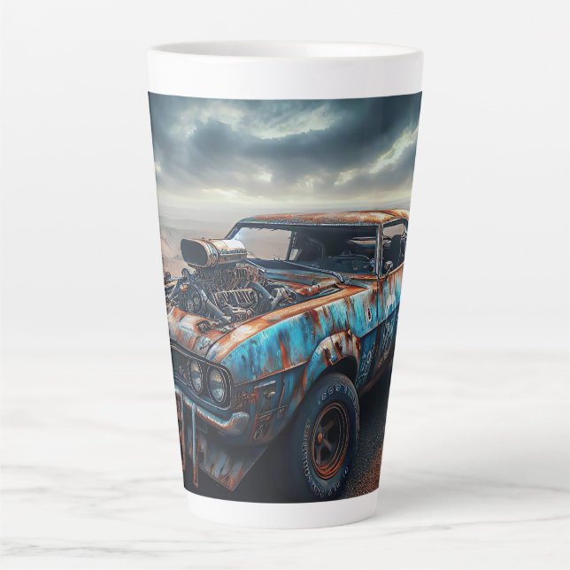 Caneca De Café Latte Apocalypse Classic Chevy Camaro (Frente)