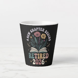 Caneca De Café Latte Aposentado 2026 Um Novo Capítulo Começa