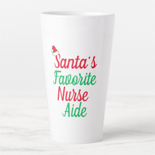 Caneca De Café Latte Apreciação de Natal para Enfermeira Favorita dos p