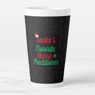 Caneca De Café Latte Apreciação de Natal para Enfermeira Favorita dos p