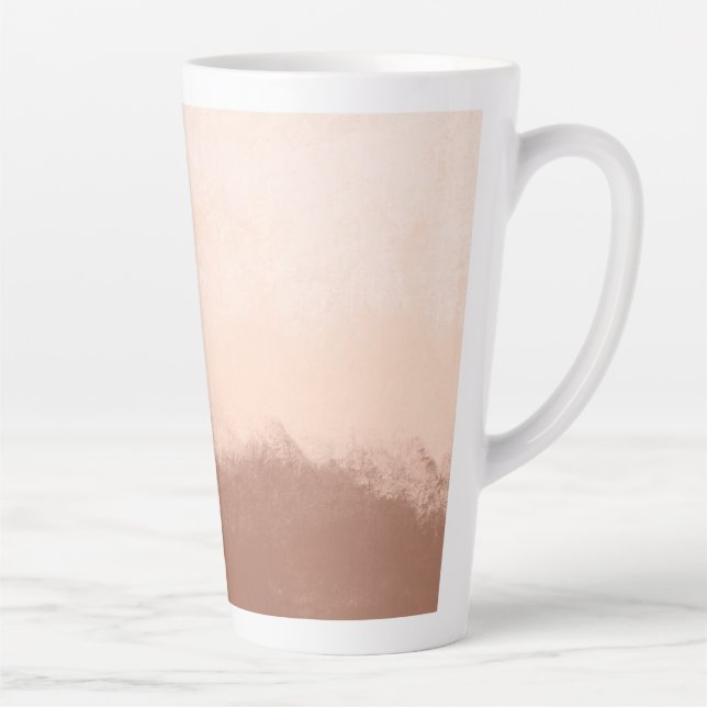 Caneca De Café Latte Aquarela Mocha (Direita)
