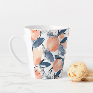 Caneca De Café Latte Aquarell Pfirsich Latte