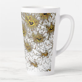 Caneca De Café Latte Arachnid Webcraft Latte Mug