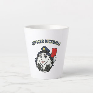 Caneca De Café Latte Árbitro de Futebol de Kickball
