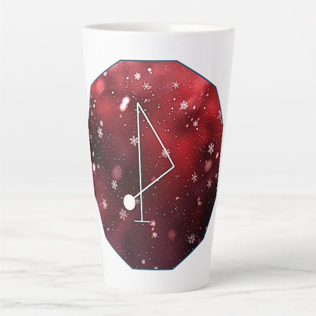 Caneca De Café Latte Archangel Jophiel Sigil Digital Art (Frente)