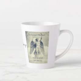 Caneca De Café Latte Archangel Michael Latte Mug