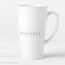 Caneca De Café Latte ARCHITECT Tall Latch Mug / Marinho