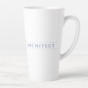 Caneca De Café Latte ARCHITECT Tall Latch Mug / Marinho