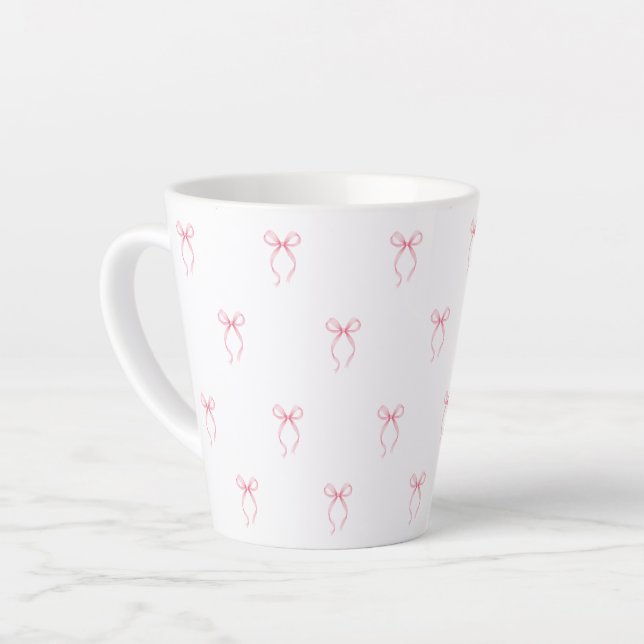 Caneca De Café Latte Arco rosa (Ângulo esquerdo)