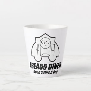 Caneca De Café Latte ÁREA Comida espacial55 JANTAR