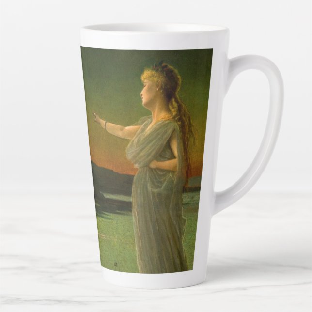 Caneca De Café Latte Ariadne em Naxos John Atkinson Grimshaw (Direita)