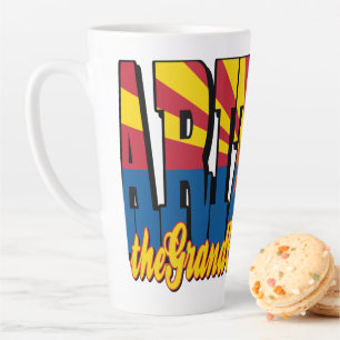 Caneca De Café Latte Arizona o Estado do Grand Canyon