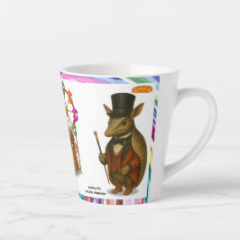 Caneca De Café Latte Armand, o armadillo apresentador de circo