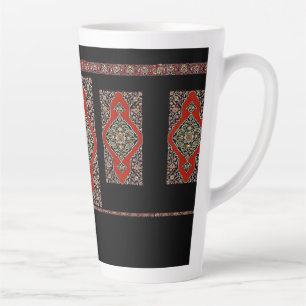 Caneca De Café Latte Armênio Folk Art Latte Mug