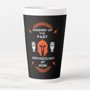 Caneca De Café Latte Arqueólogo romano