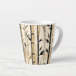 Caneca De Café Latte Art Deco Bamboo 12oz Mug