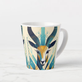 Caneca De Café Latte Art Deco Gazelle 12oz Mug