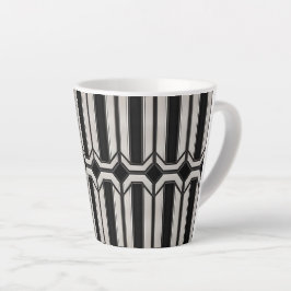 Caneca De Café Latte Art Deco Geométrico 12oz Mug