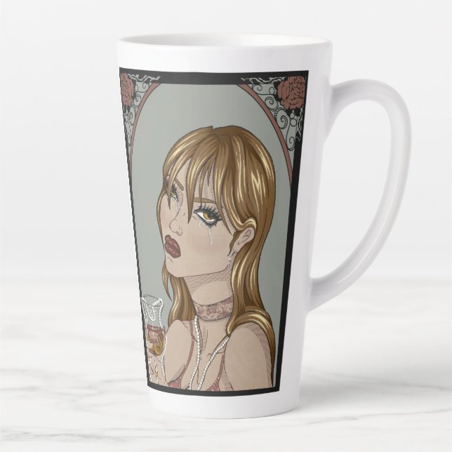 Caneca De Café Latte Art Nouveau (Direita)