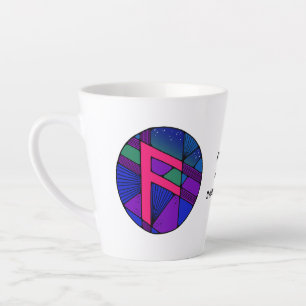 Caneca de Café Latte Art Nouveau Ansuz Rune – INSP