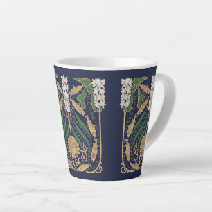 Caneca De Café Latte Art Nouveau Costa Marinha Conchas