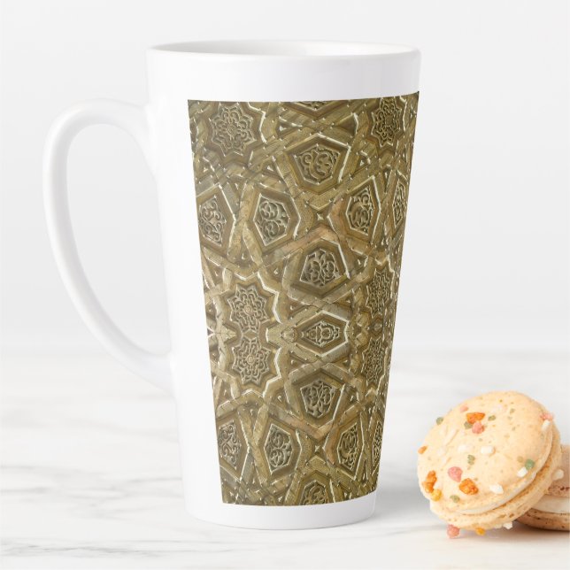 Caneca De Café Latte Arte Árabe Persa Arabesco Tradicional Turco (In Situ)