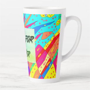CANECA DE CAFÉ LATTE ARTE COMEMORANDO ARTISTA E PINTEIROS PARA SEMPRE