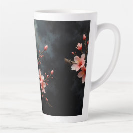Caneca De Café Latte Arte da Flor de Pessegueiro Vietnamita