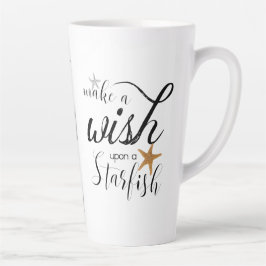 Caneca De Café Latte Arte de Citação de Starfish