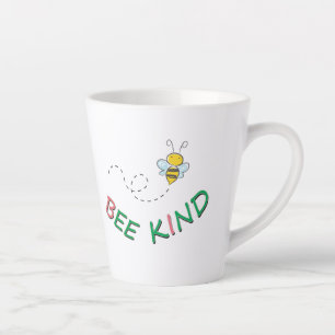 Caneca De Café Latte Arte de Citação Motivacional Positiva e Divertida 