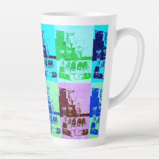 Caneca De Café Latte Arte de pop de palete