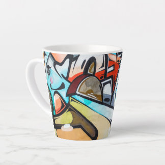 Caneca De Café Latte Arte de rua / Mural