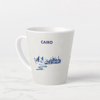 Caneca De Café Latte arte egípcia
