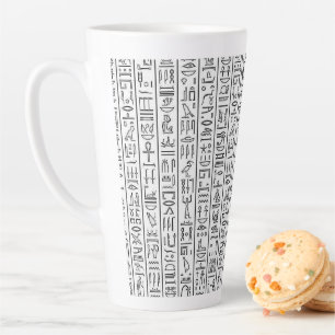 Caneca De Café Latte Arte egípcia