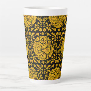 Caneca De Café Latte Arte Folclórica de Países Eslovacos