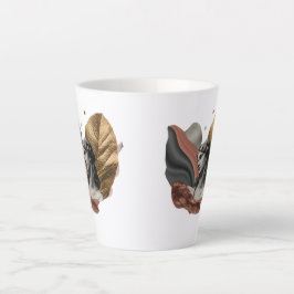 Caneca De Café Latte Arte Moderna com Eterno Grace de Vênus