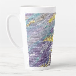 Caneca De Café Latte Arte Moderna Reign Silencioso