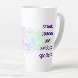 Caneca De Café Latte Artista "Studio Spaces São Raramente Sem Potência"