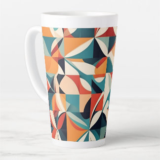 Caneca De Café Latte Arty design grande
