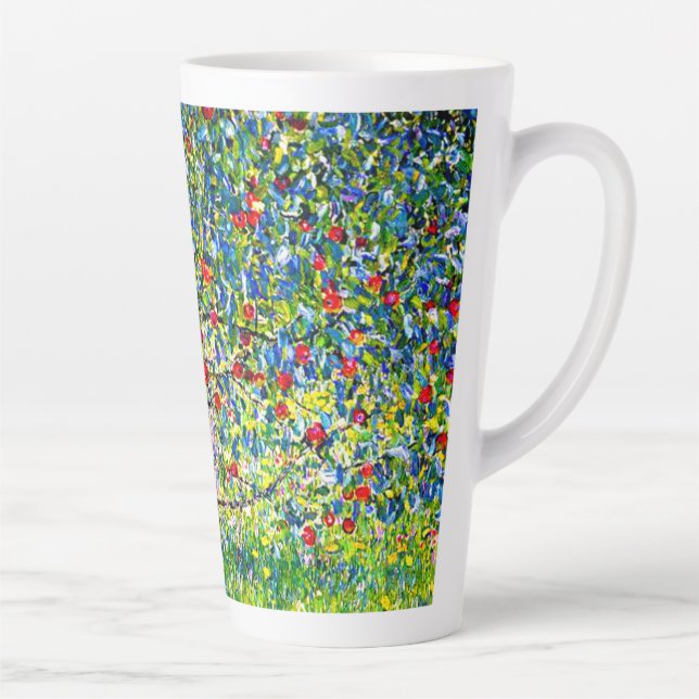 Caneca De Café Latte Árvore da Apple Gustav Klimt (Direita)
