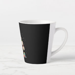 Caneca De Café Latte árvore de natal de beisebol