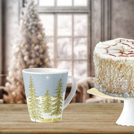 Caneca De Café Latte Árvores SG e Lata de Estrelas