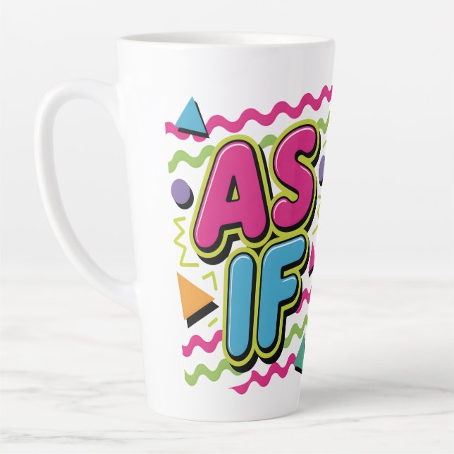 Caneca De Café Latte As If Sarcasm (Esquerda)