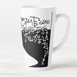 Caneca De Café Latte Asemia Propriedades do Lago Geranium