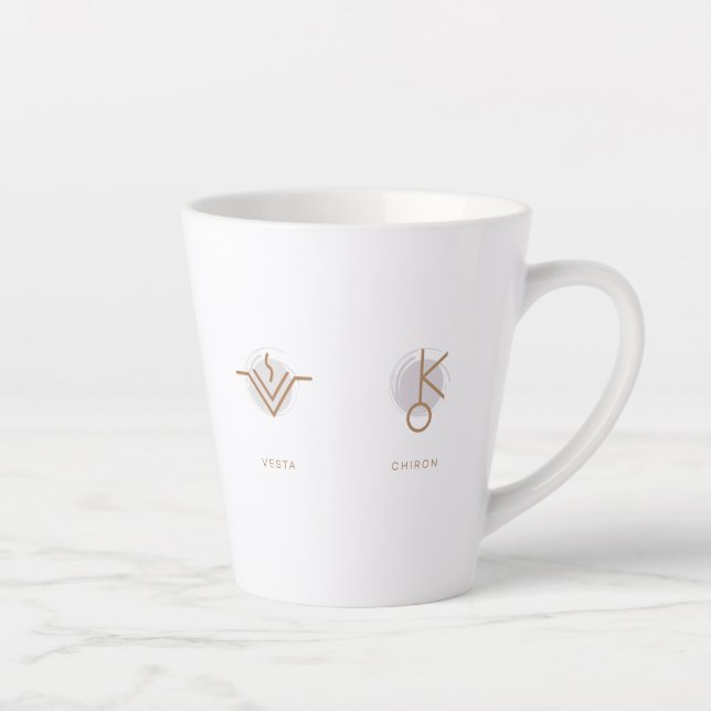 Caneca De Café Latte Asteroides Laca de Zodiac (Direita)