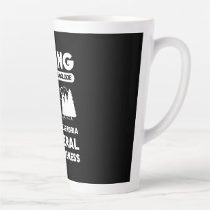 Caneca De Café Latte Atenção à Consciência Geral